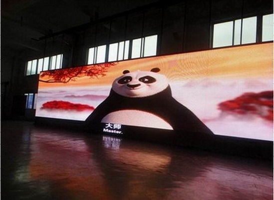 P10 1R1G1B DIP Outdoor Full Color Video Display With Multi-functional Card Large LED Screens