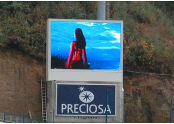 Large Creative Outdoor LED Display Signs real and virtual pixels/colors